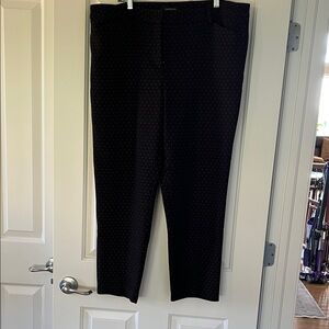 Talbots Black and Red Polka Dot Garment